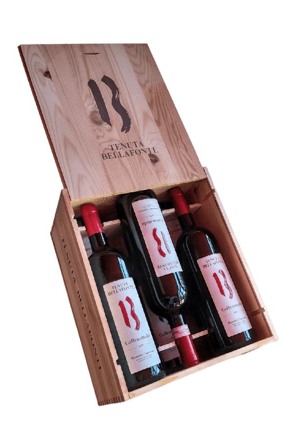 Scatola in legno 6 bottiglie 0,75L - Tenuta Bellafonte