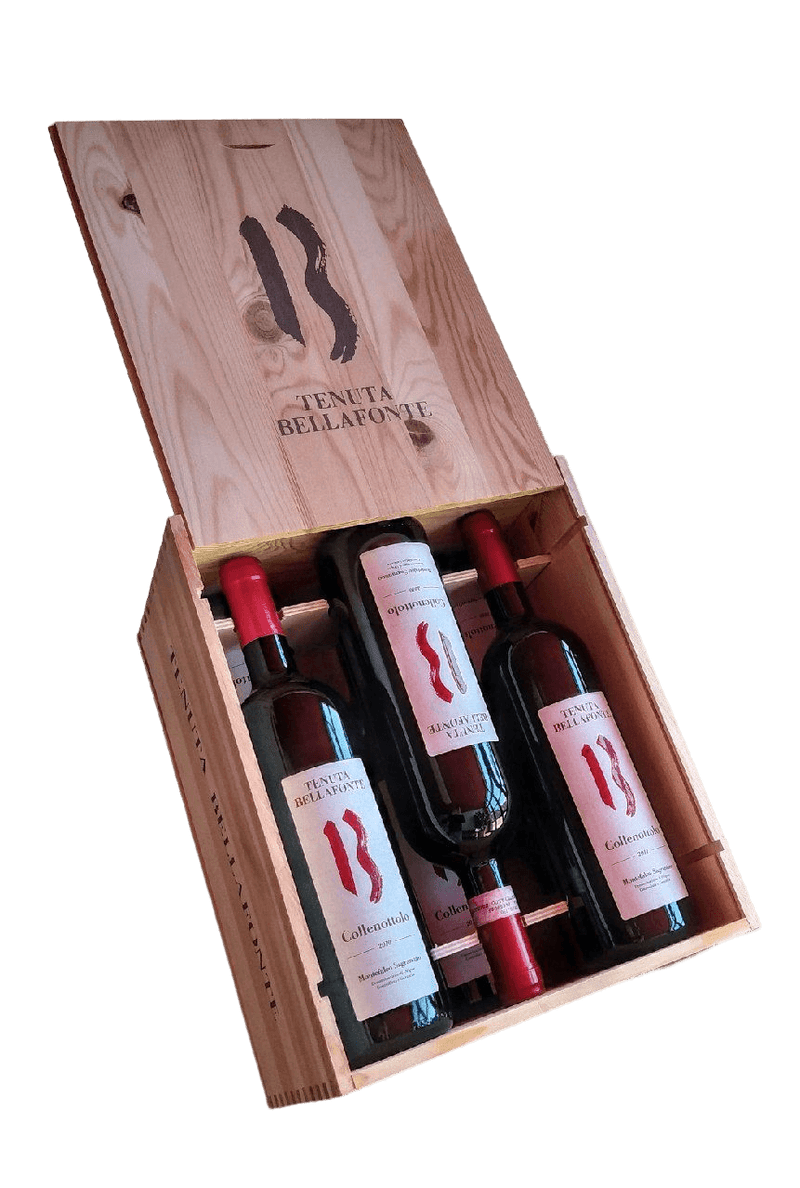 Scatola in legno 6 bottiglie 0,75L - Tenuta Bellafonte